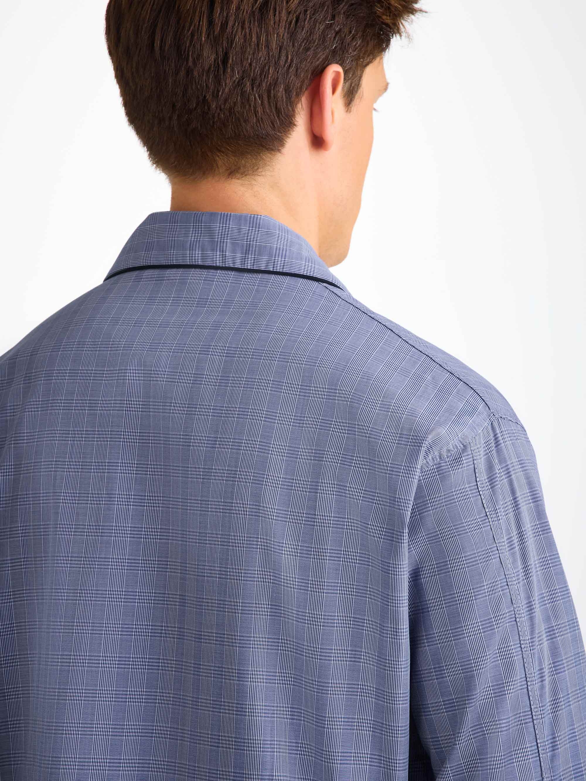 Men's Classic Fit Pyjamas Felsted 3 Cotton Blue - 6