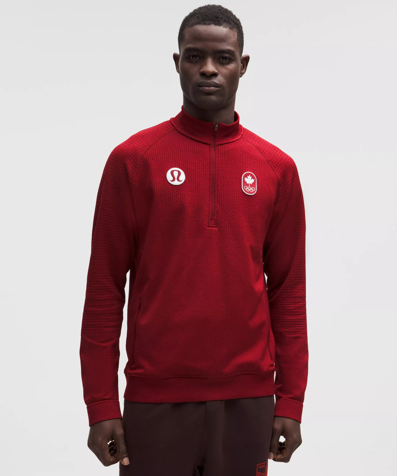 Team Canada Men's Engineered Warmth Half Zip *COC Logo 1