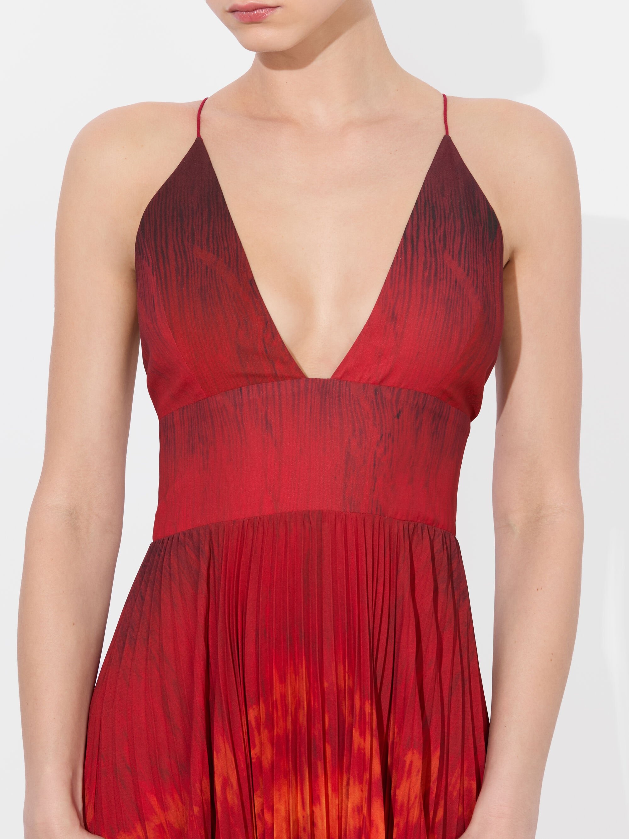 LAUREN PLEATED MAXI DRESS - 4