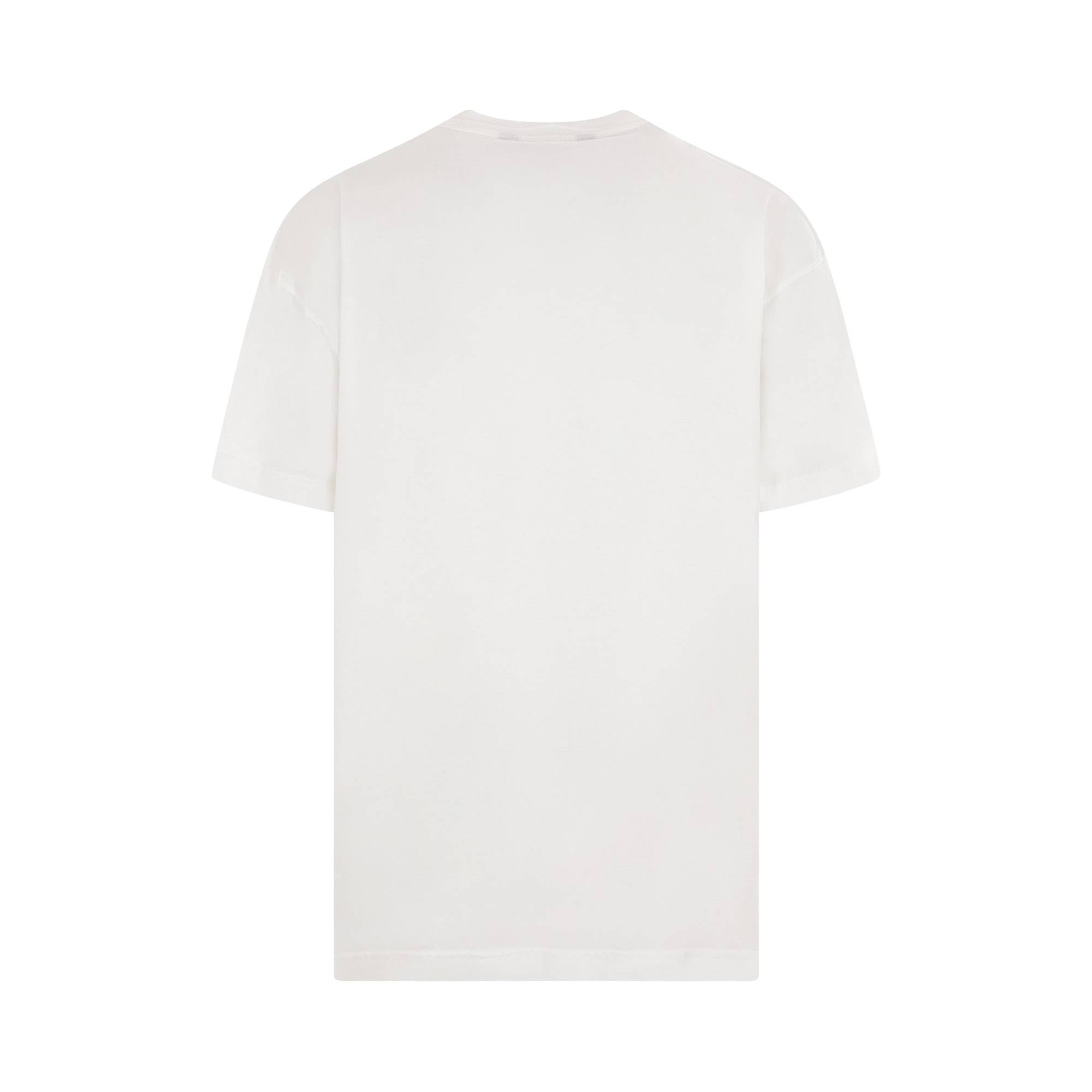 Palm Angels University Tee 'White/Black' - 2