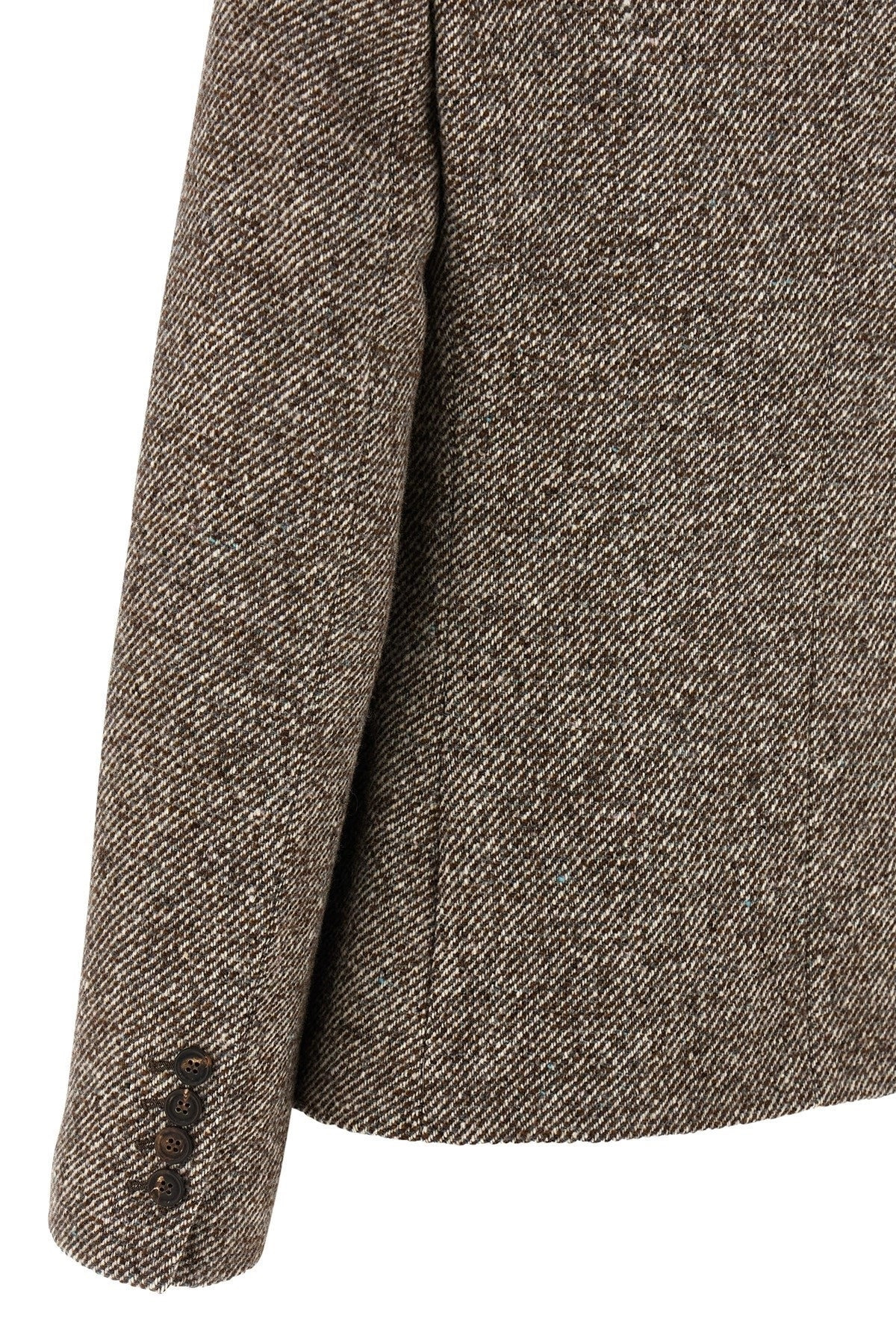 Brunello Cucinelli Women Double-Breasted Silk Blend Blazer - 5
