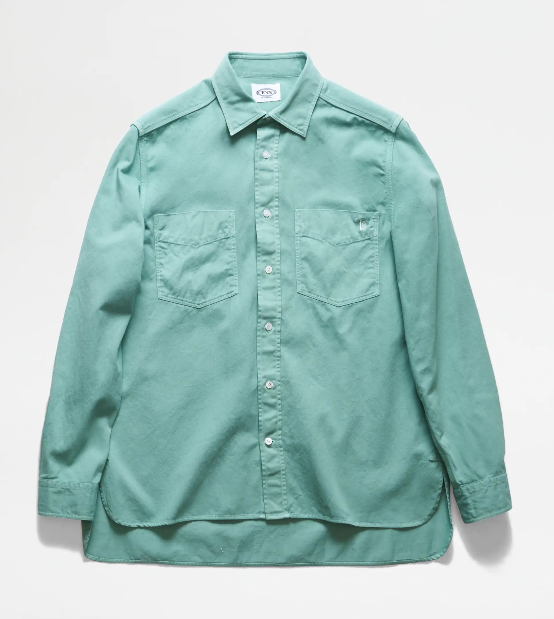 DOUBLE POCKET SHIRT - GREEN - 1