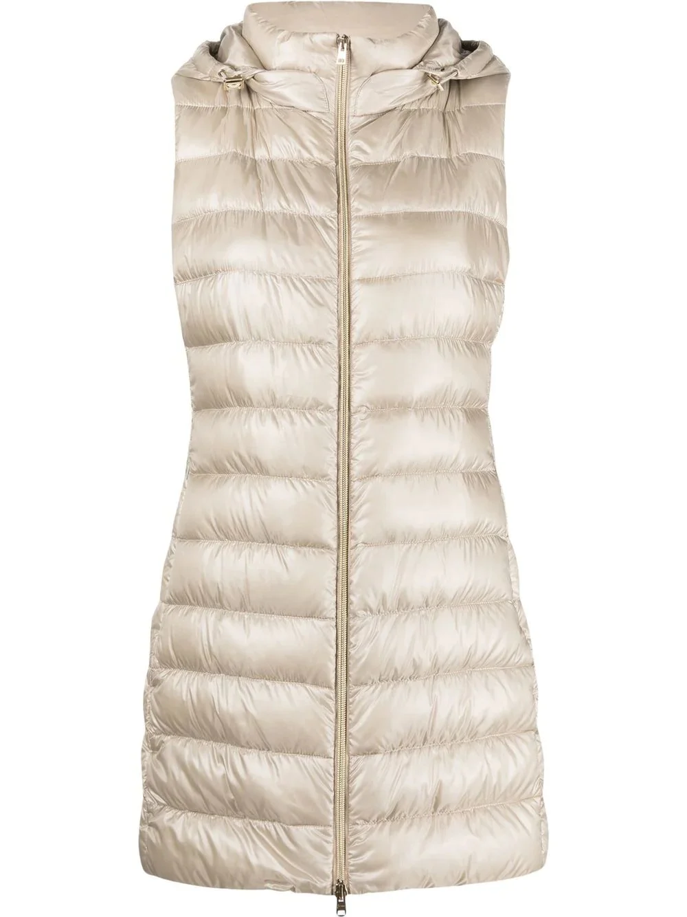 goose-down padded gilet - 1
