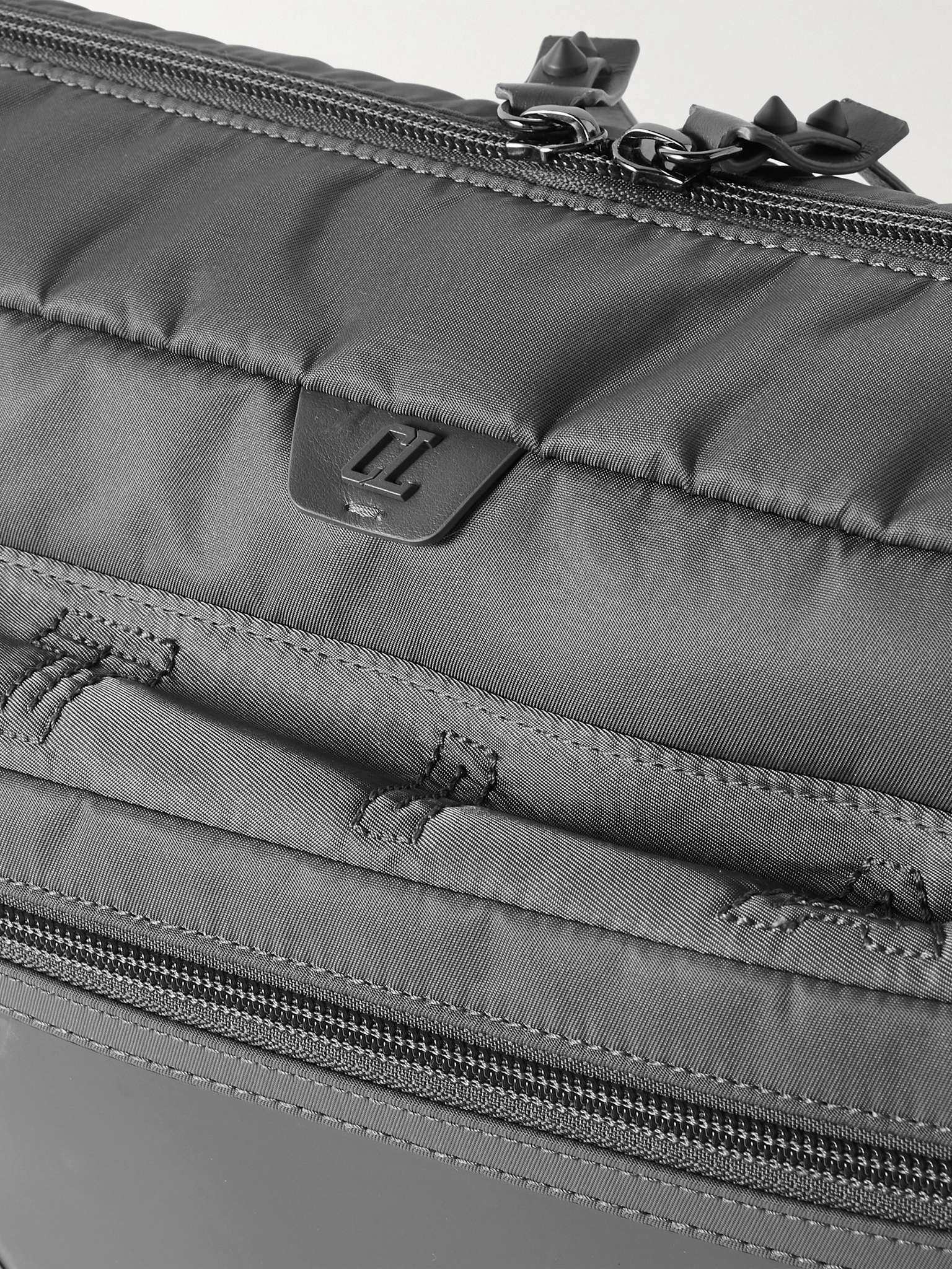 Loubideal Logo-Debossed Rubber and Shell Messenger Bag - 5