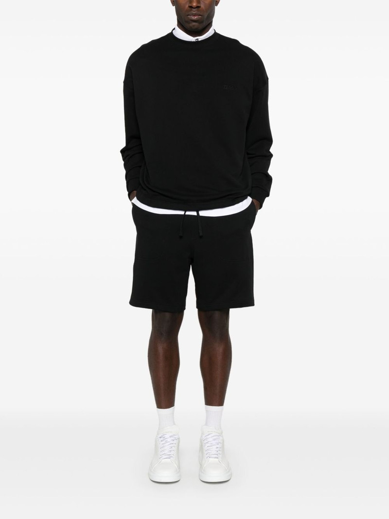 ZEGNA logo-embroidered sweatshirt outlook