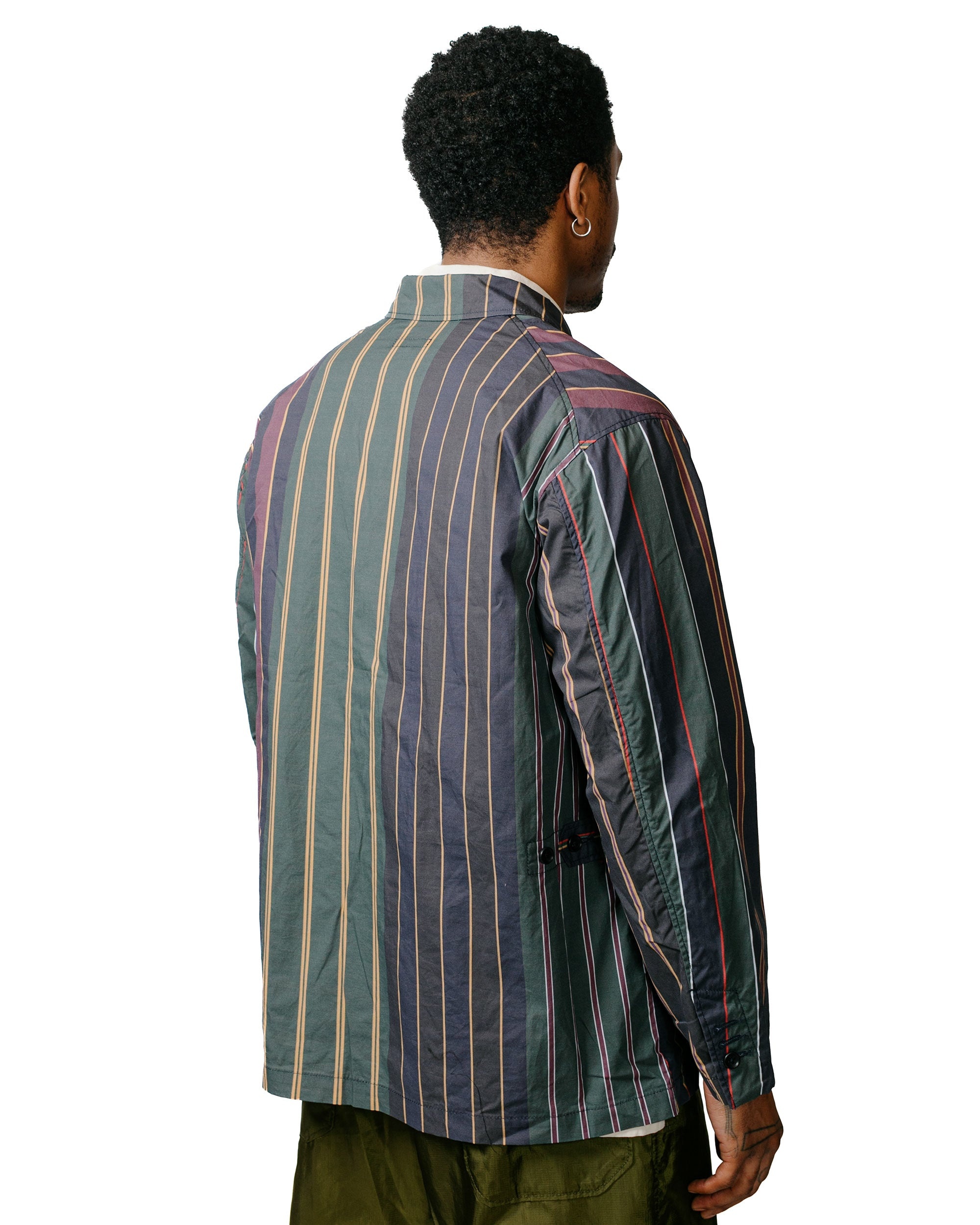 Loiter Jacket Multi Colour Regimental Stripe - 3
