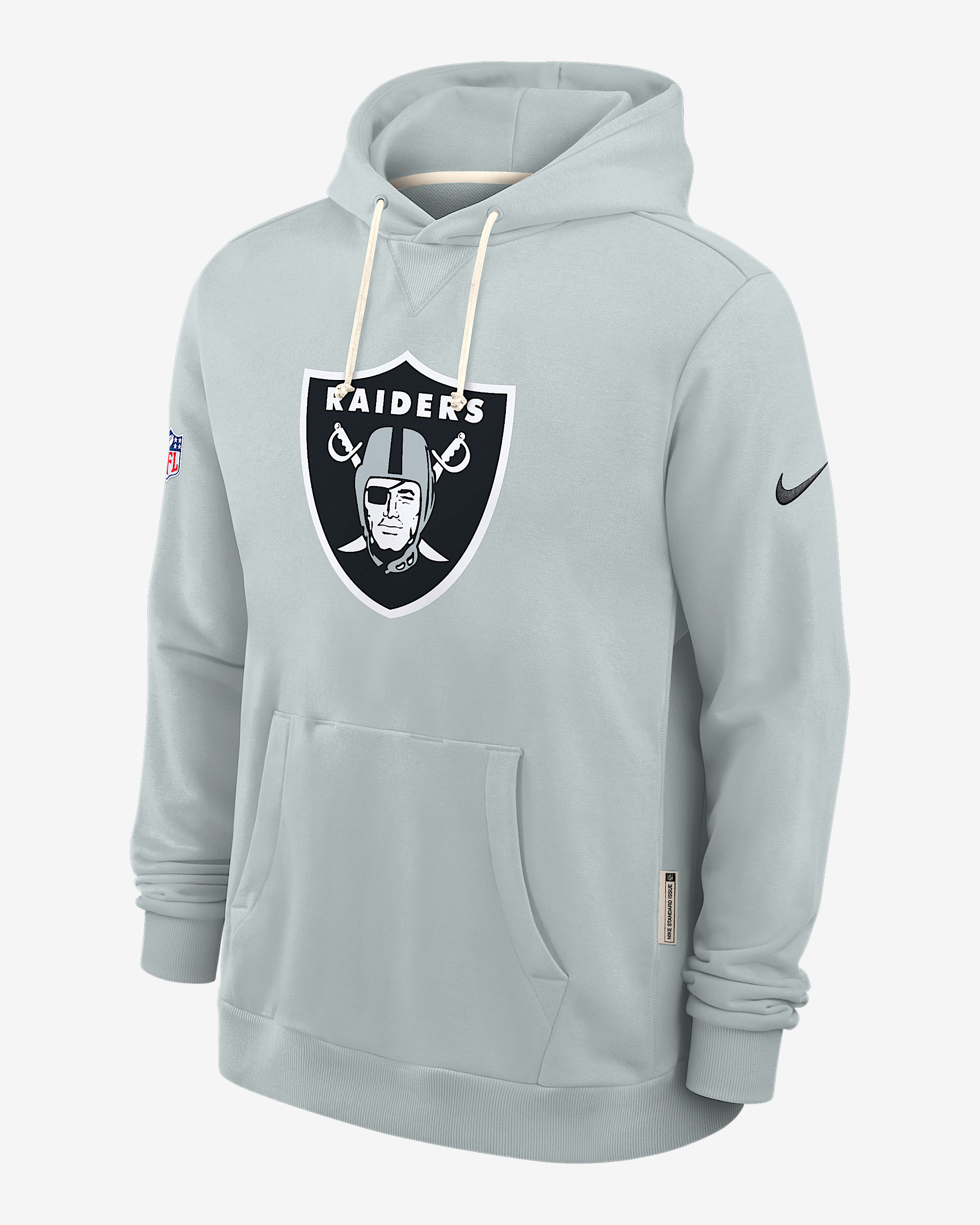 Las Vegas Raiders Initial Home Sideline Men's Nike Dri-FIT NFL Pullover Hoodie - 1