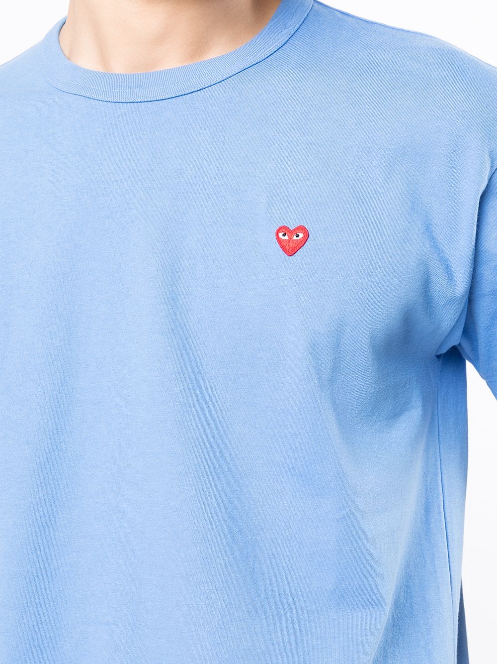 heart-patch short-sleeve T-shirt - 5