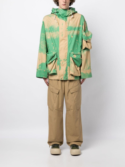 OAMC gradient-effect cotton hooded jacket outlook