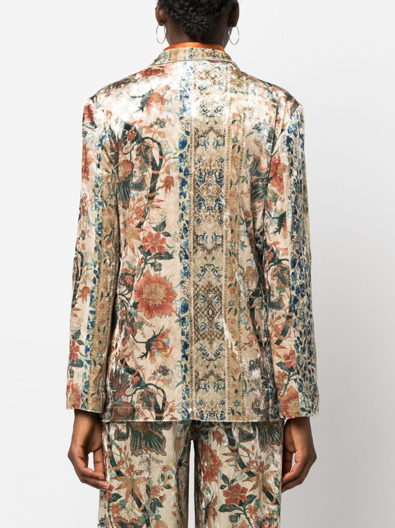 floral-print single-breasted blazer 4