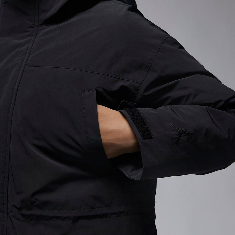 Jordan (WMNS) Air Jordan Down Parka 'Black' FB5086-010 outlook
