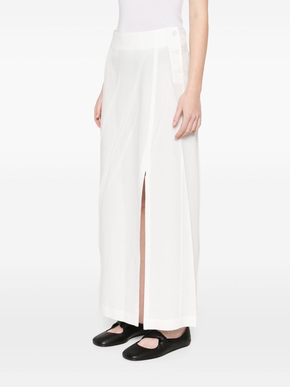 Pressed Form midi skirt - 3