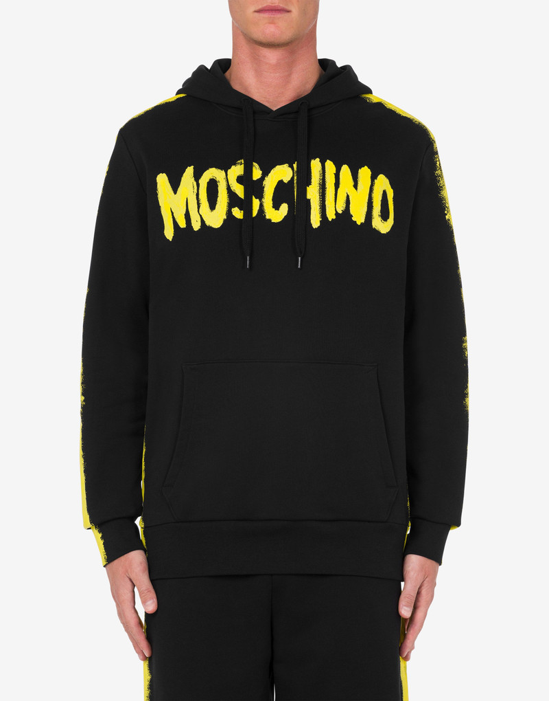 Moschino MOSCHINO PAINT HOODIE outlook