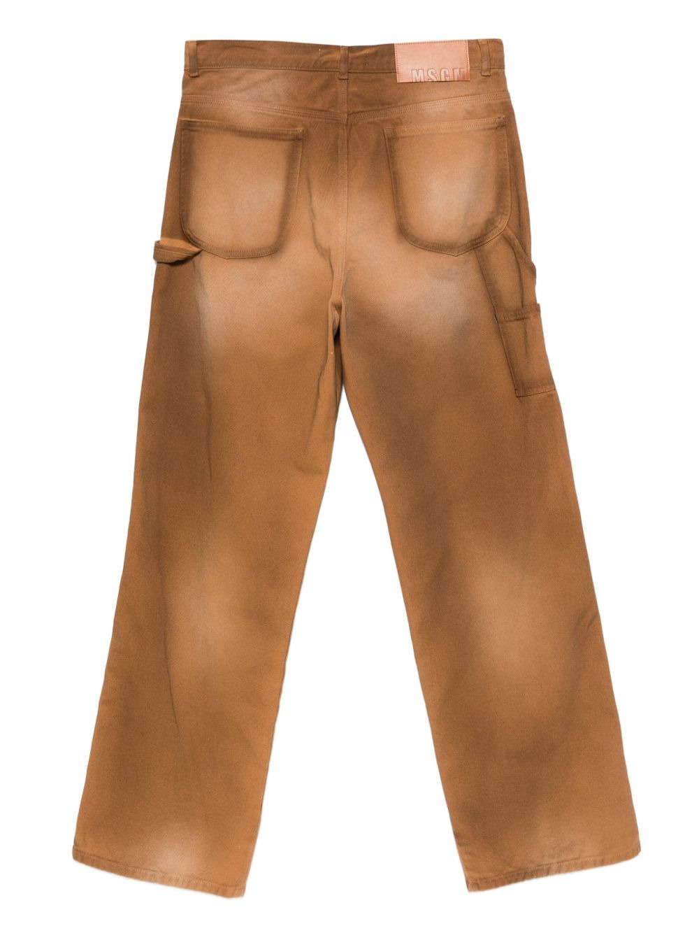 faded cotton trousers - 2