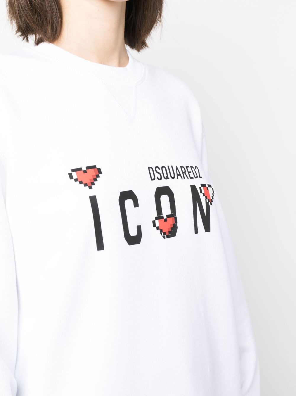 Icon-print cotton sweatshirt - 5