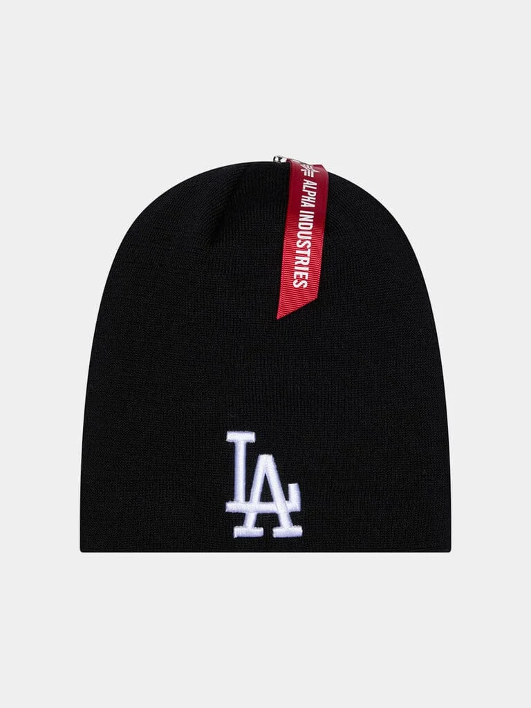 LOS ANGELES DODGERS X ALPHA X NEW ERA KNIT BEANIE - 1