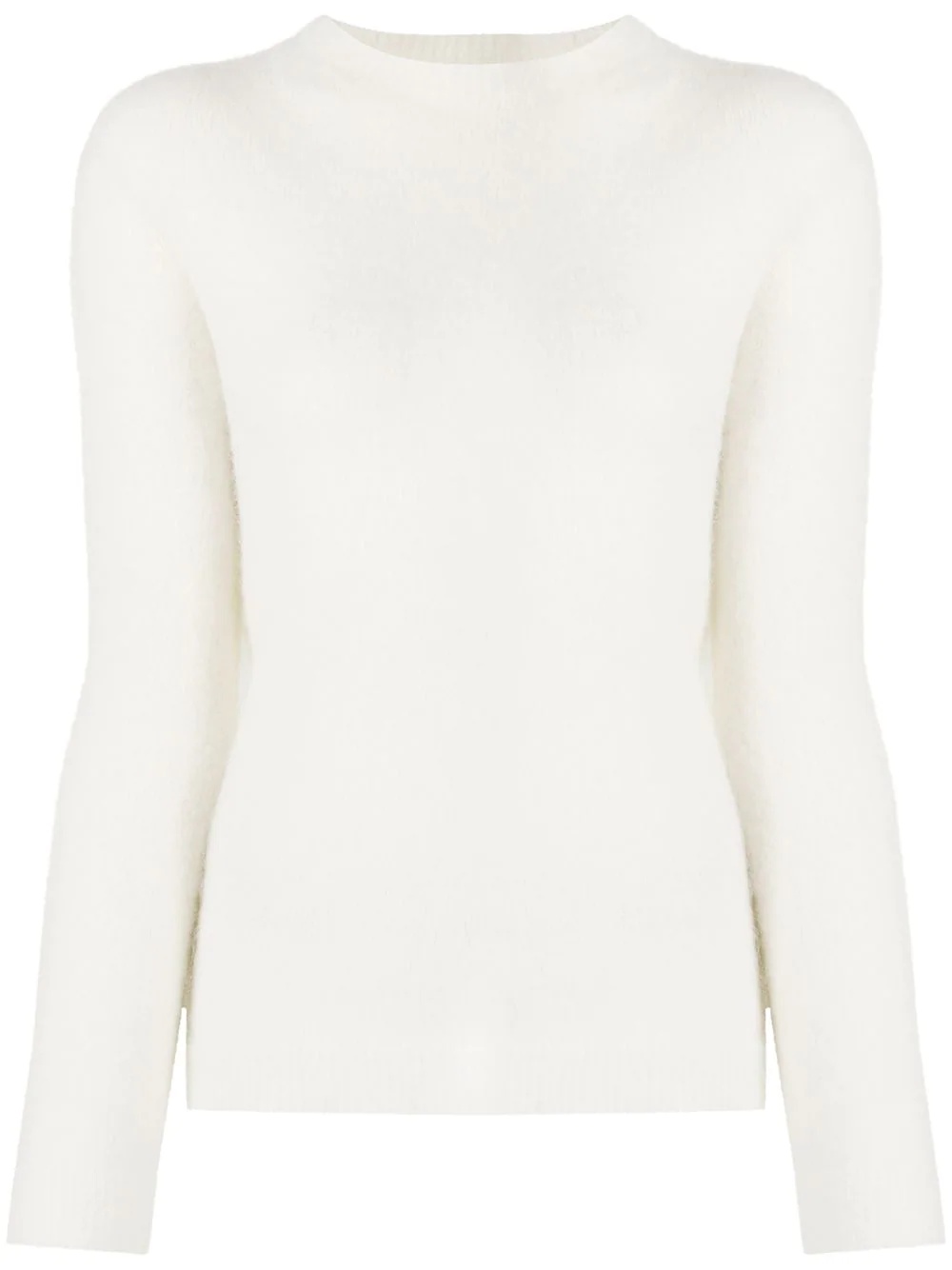 textured long-sleeve jumper - 1