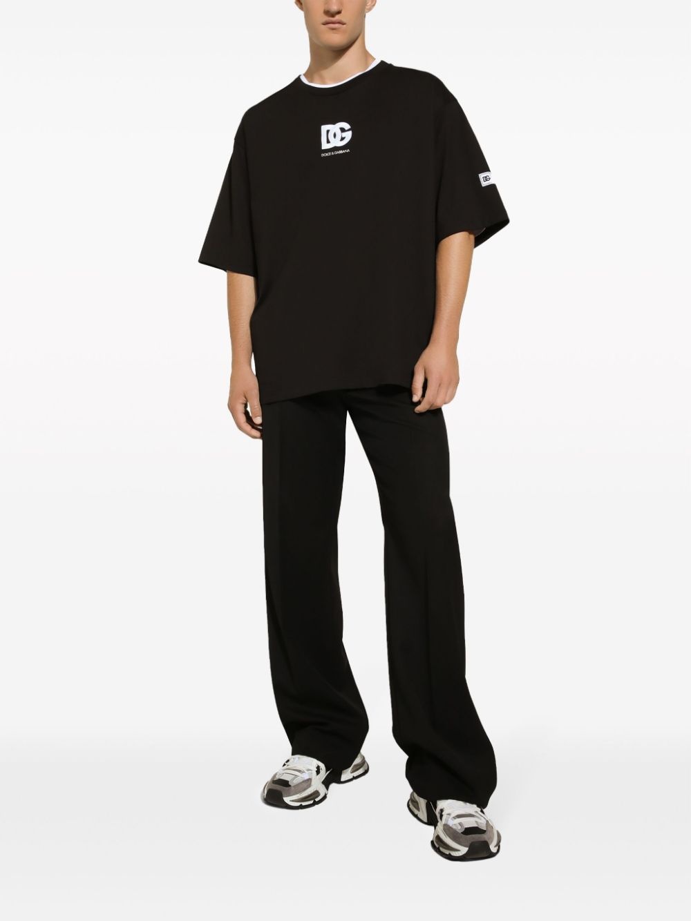 logo-print cotton T-shirt - 2