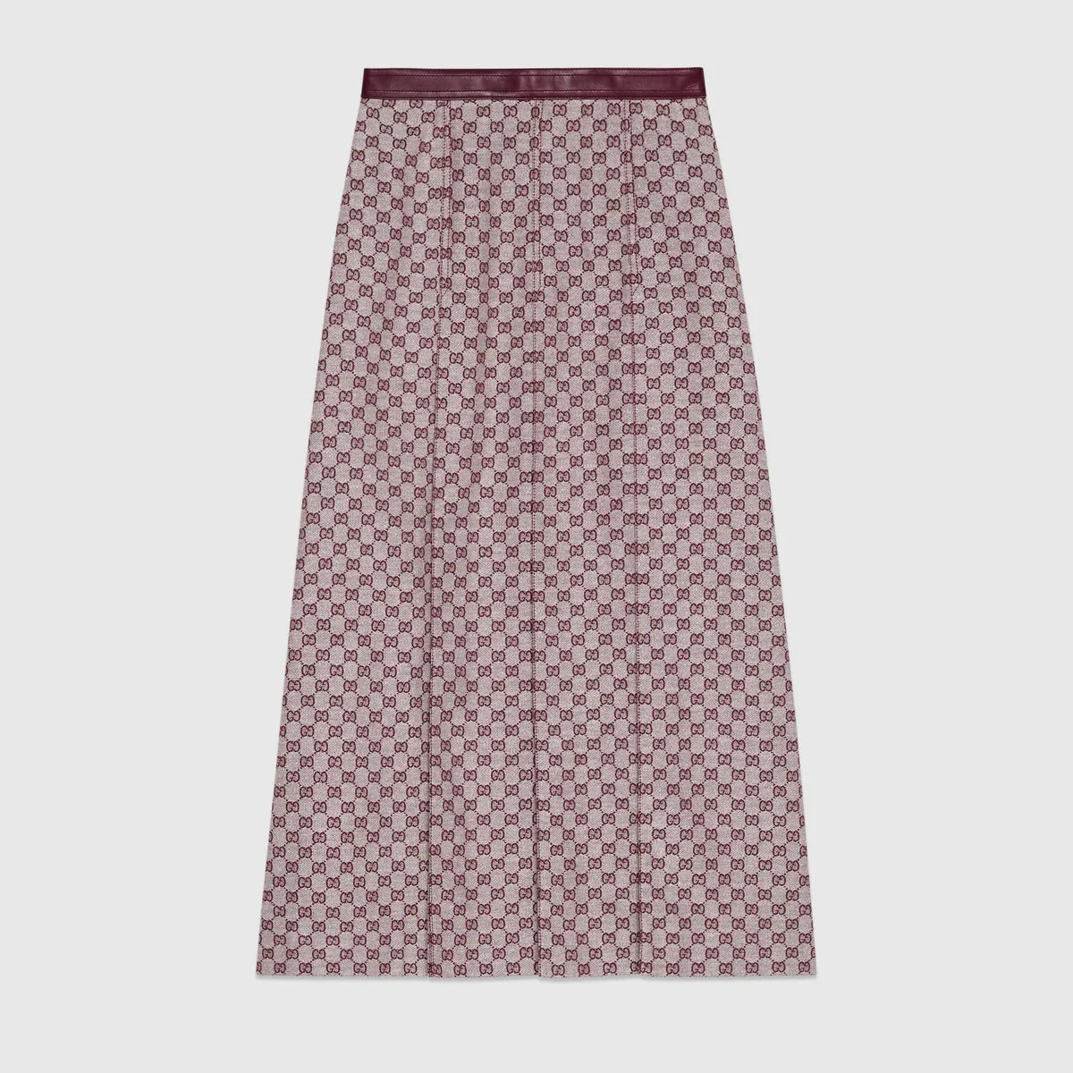 Gucci 100 light GG canvas skirt - 1