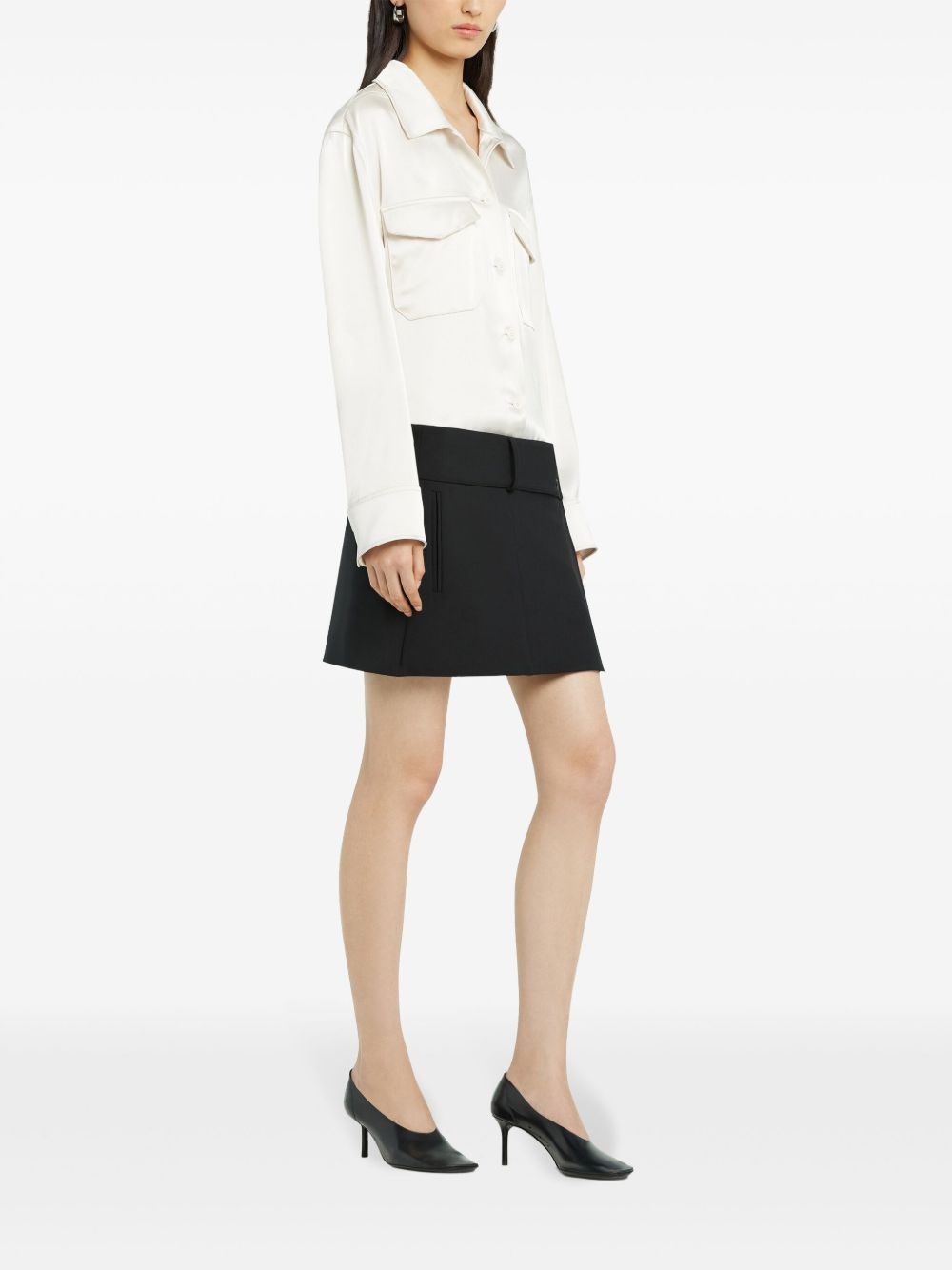 belted mini skirt - 3