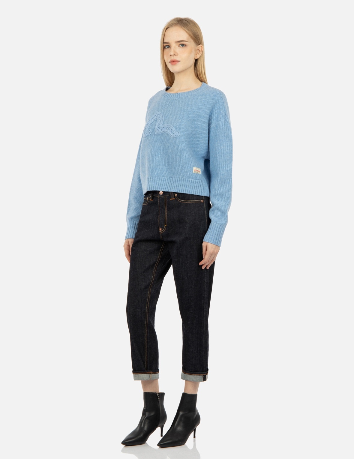 TEXTURE SEAGULL KNITTED SWEATER - 3