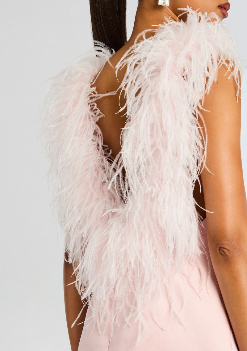RETROFÊTE JORIE FEATHER DRESS outlook