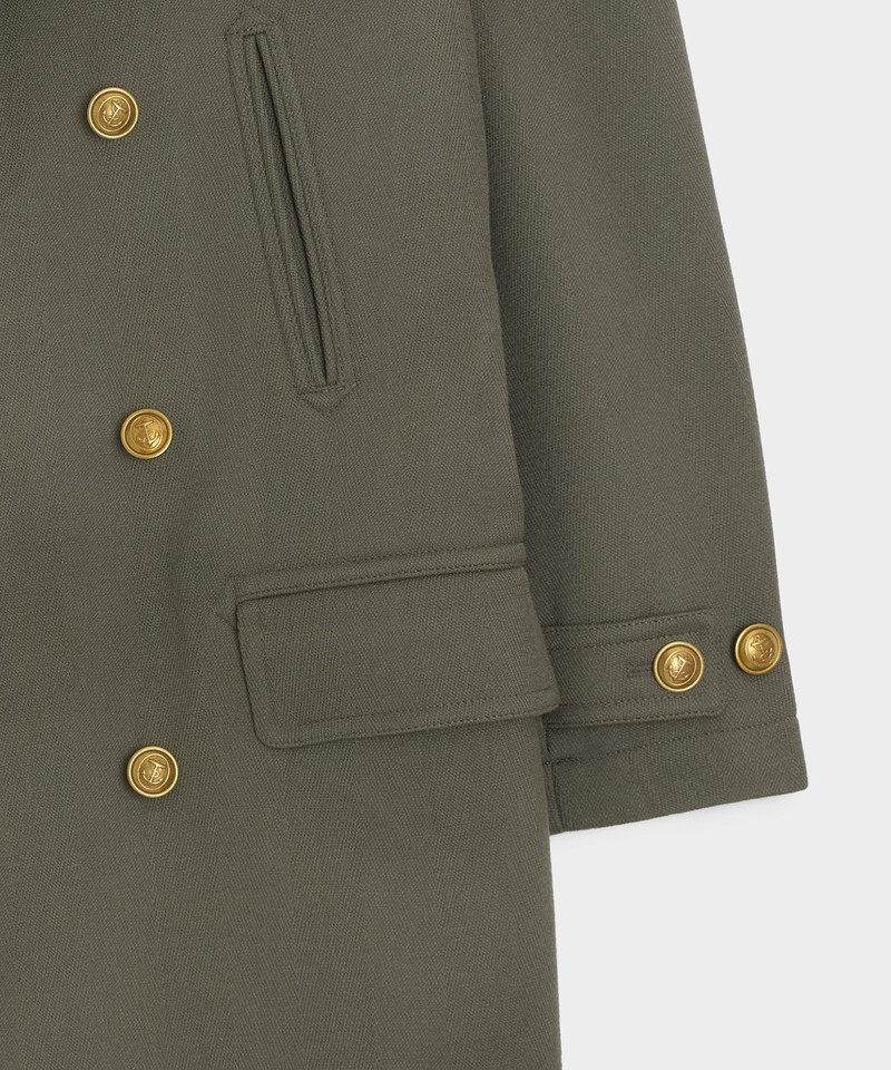 Italian Wool Officer Coat 7