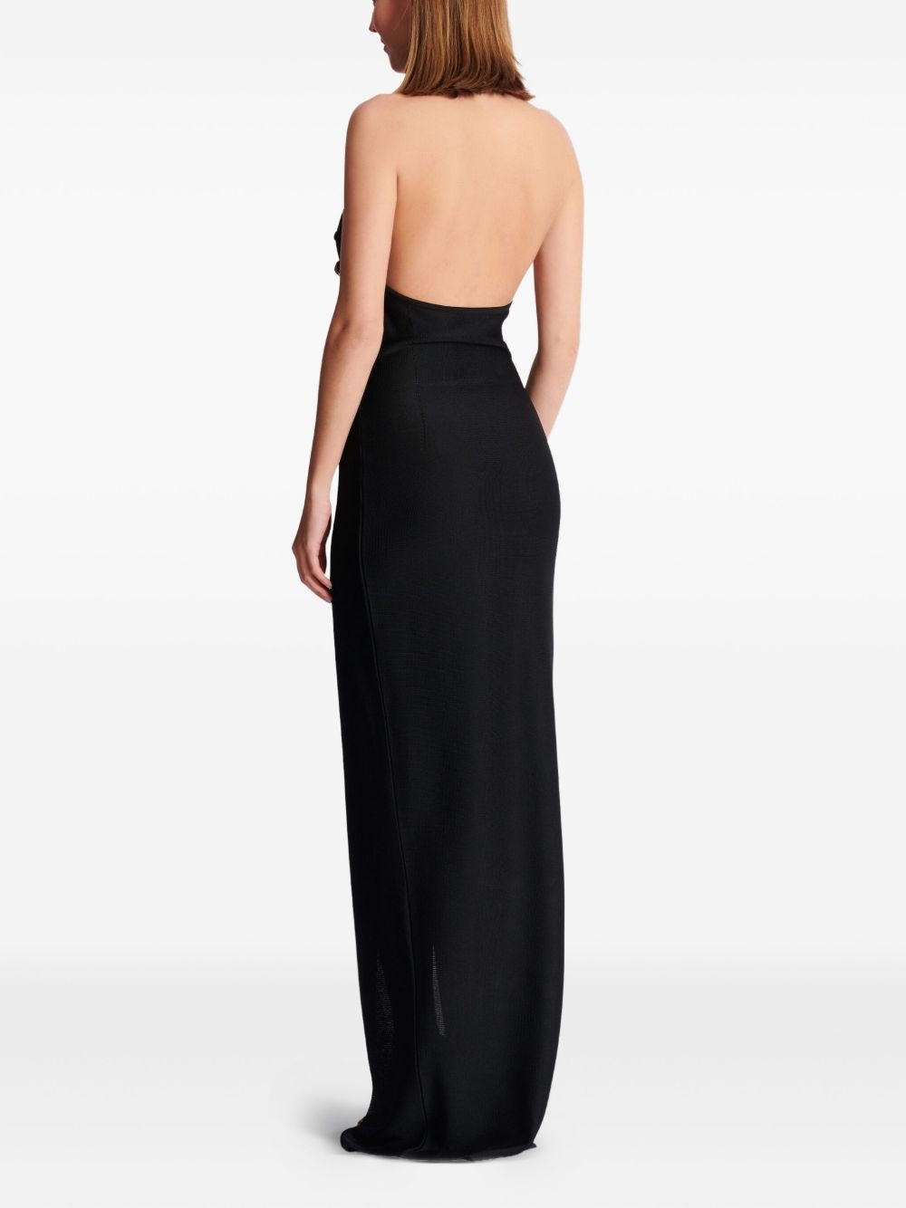 halterneck maxi dress - 4