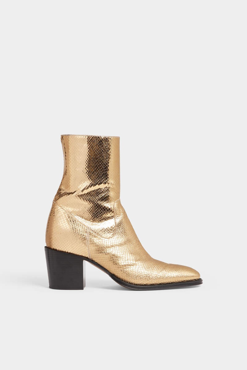 CITY NIGHTS GOLD HEELED BOOTS 1