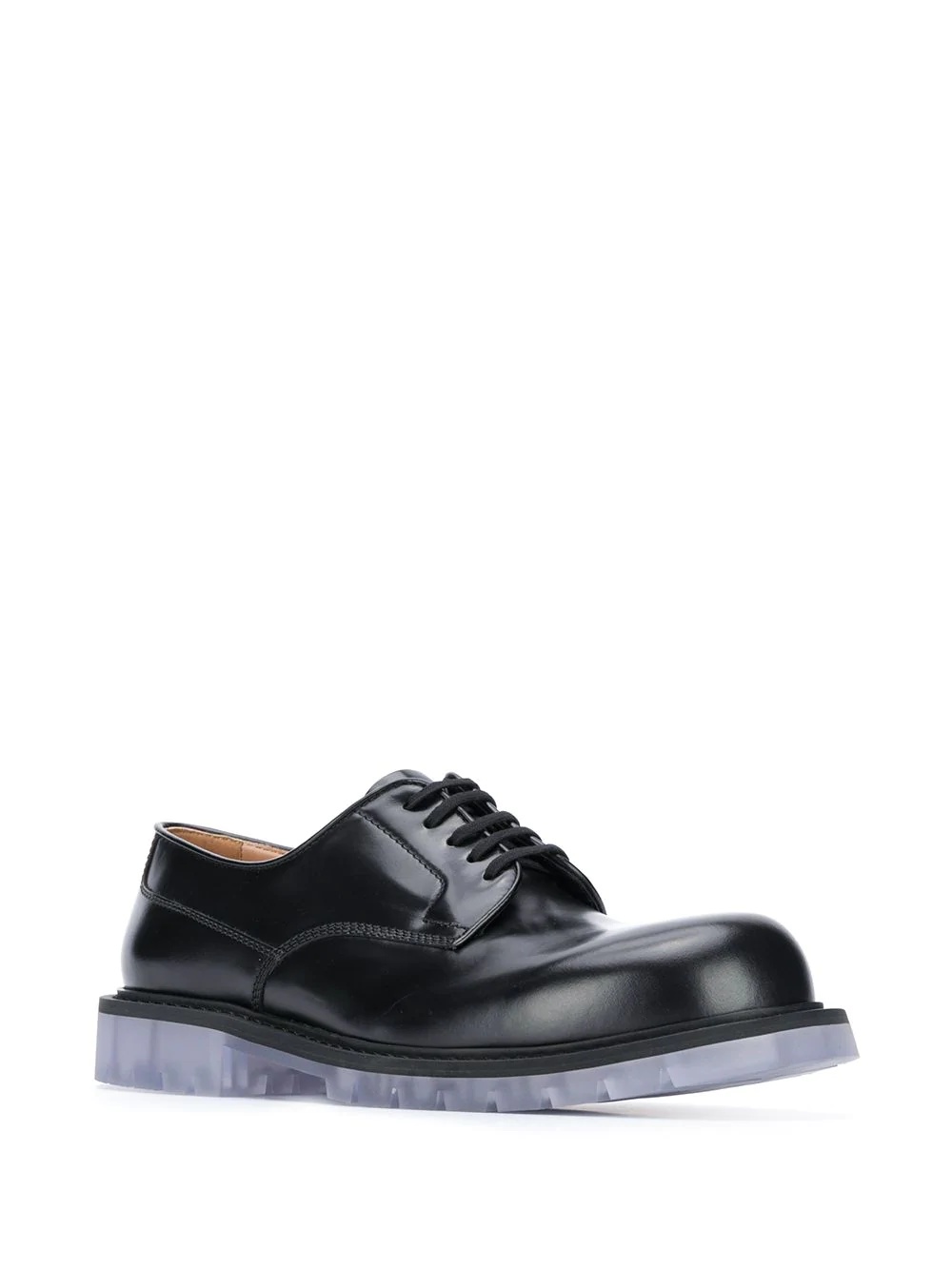 translucent-sole Derby shoes - 2