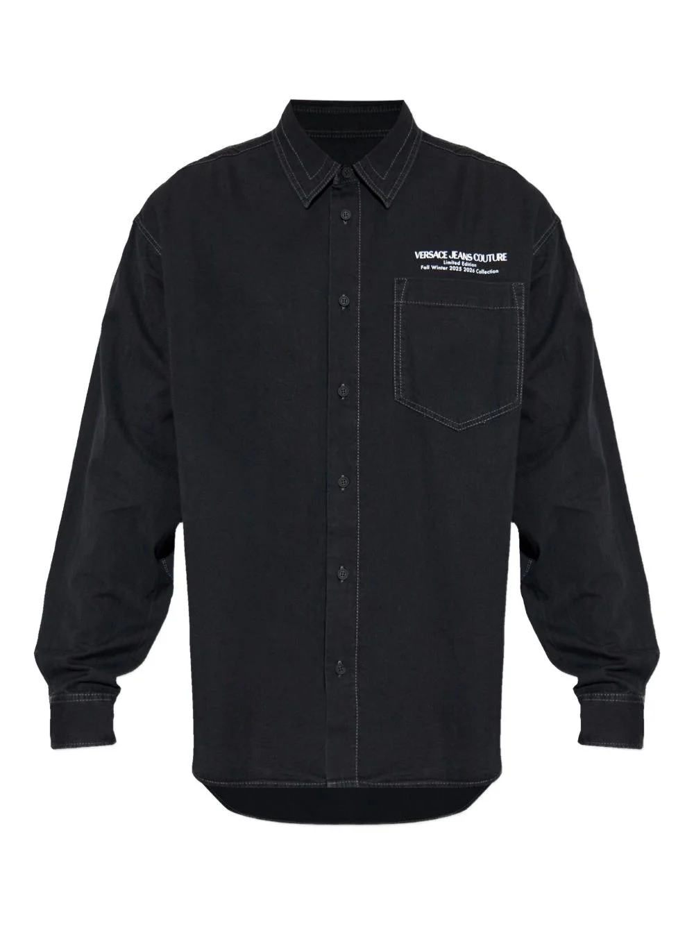 logo-print shirt - 1