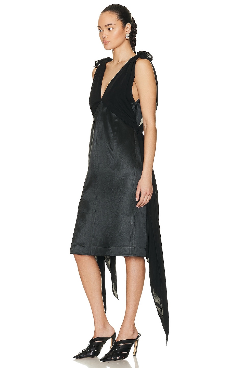 Heavy Fluid Silk Dress - 3