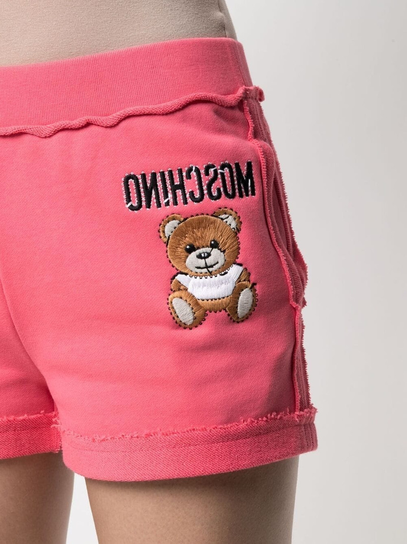 logo-embroidered jersey shorts 5
