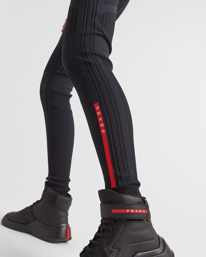 Tech Rec Re-Nylon piqué leggings 3