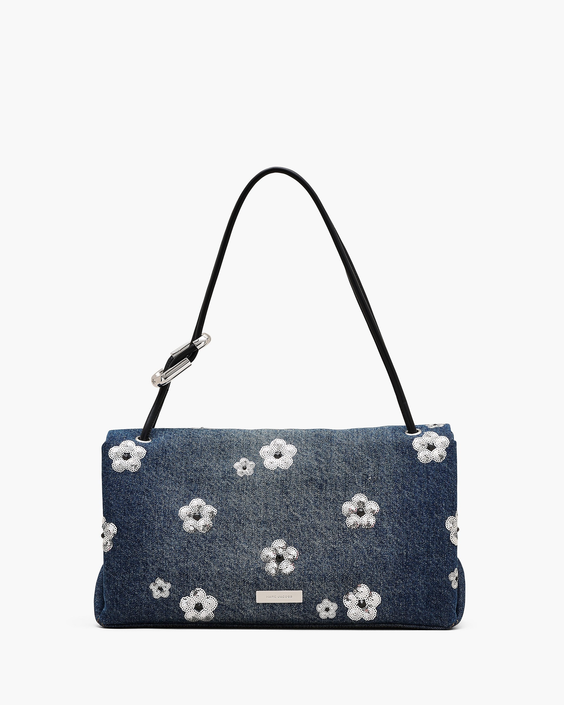THE SEQUIN DAISY DENIM LARGE DUAL BAG - 3