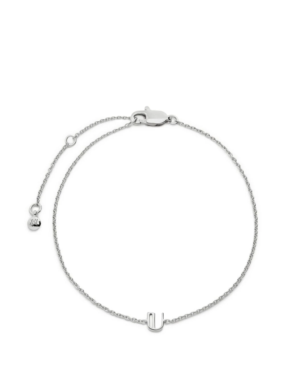 Initial U chain bracelet - 1