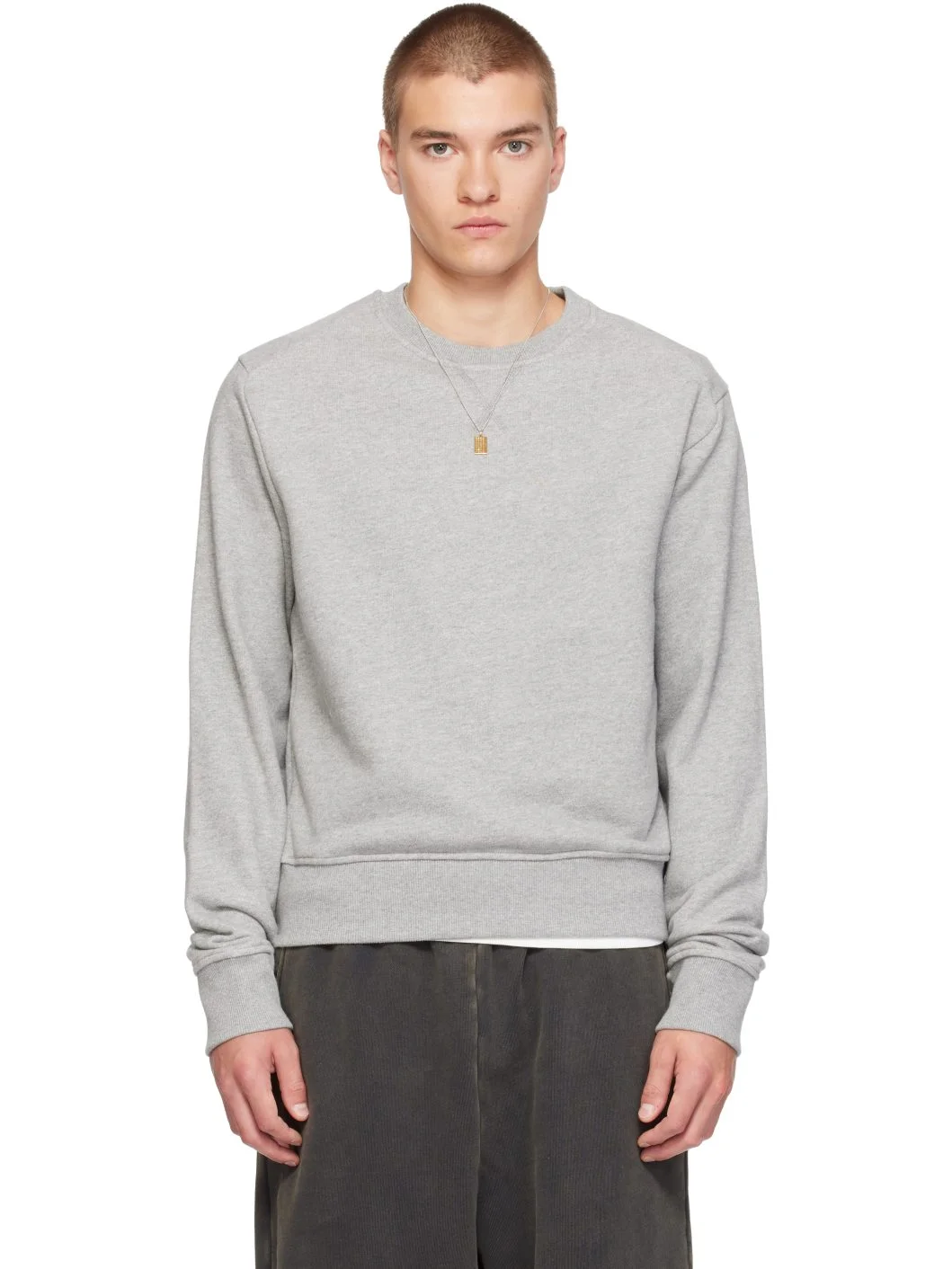 Gray Pod Crew Sweatshirt - 1