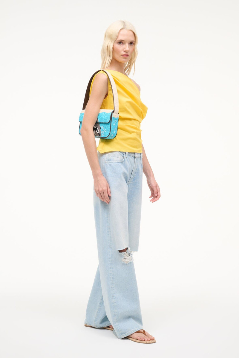 STAUD STAUD TOMMY BEADED BAG GREAT WHITE outlook