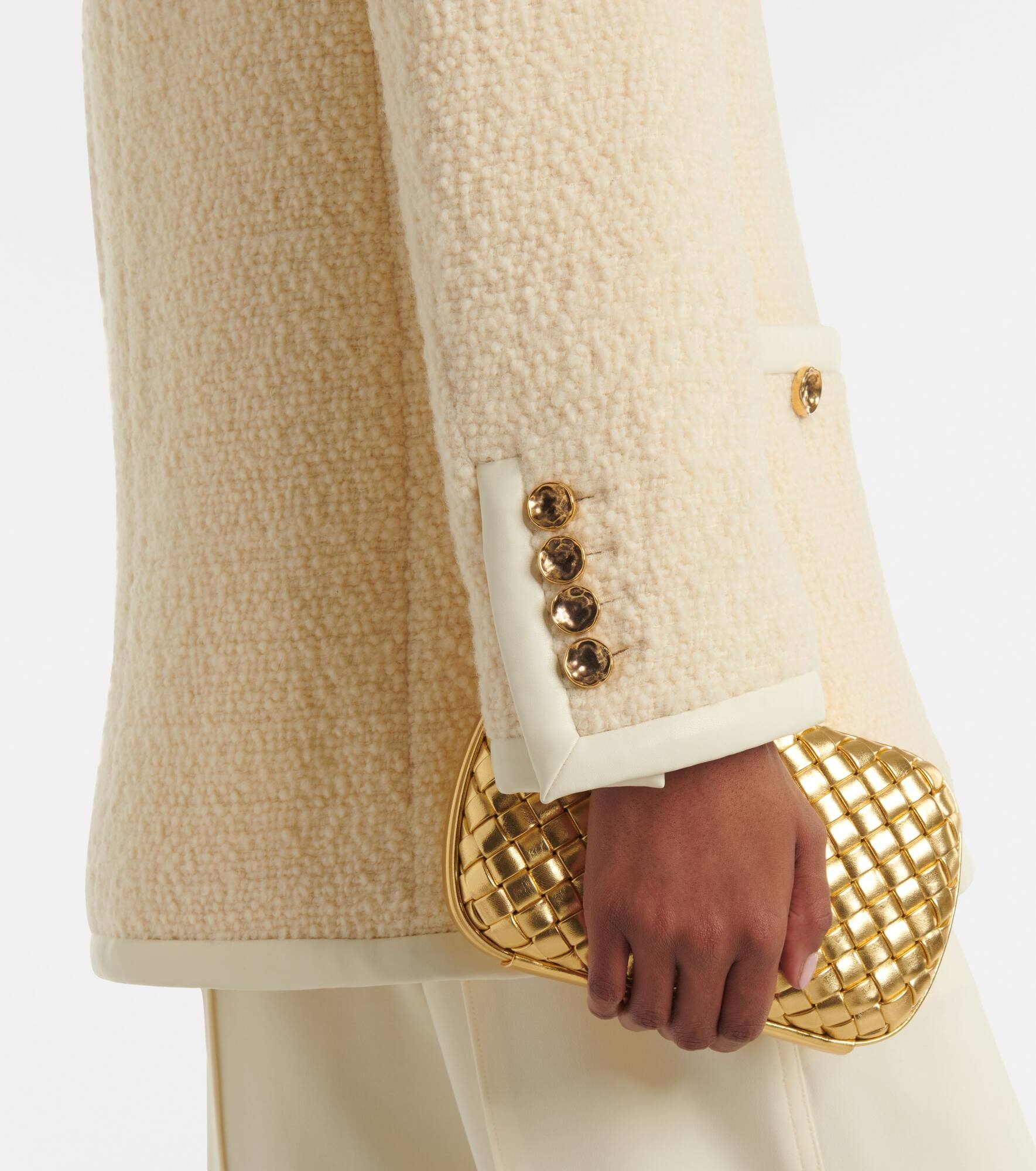 Wool and cotton coat - 5