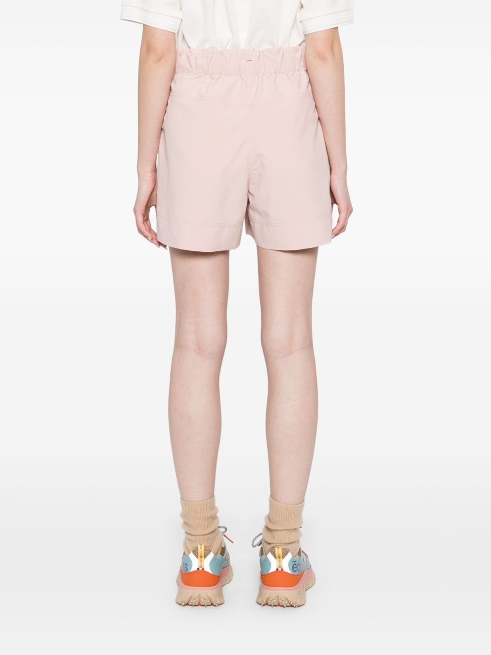 logo-embroidered shorts - 4