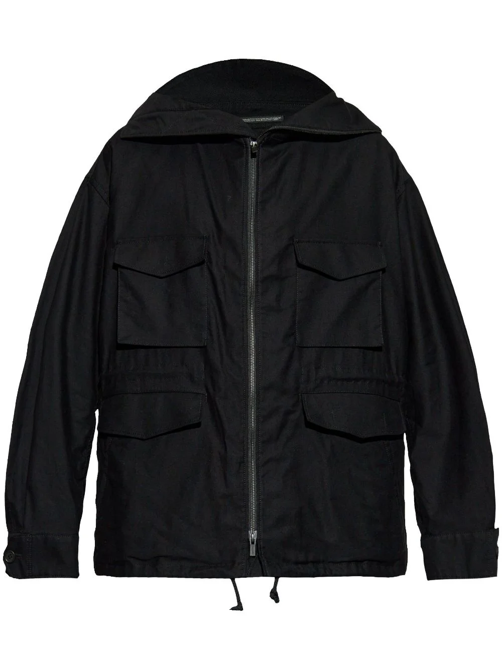 zip-up hooded jacket - 1