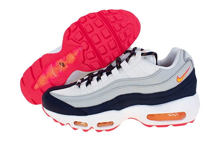 (WMNS) Nike Air Max 95 'Navy Orange' 307960-405 - 4