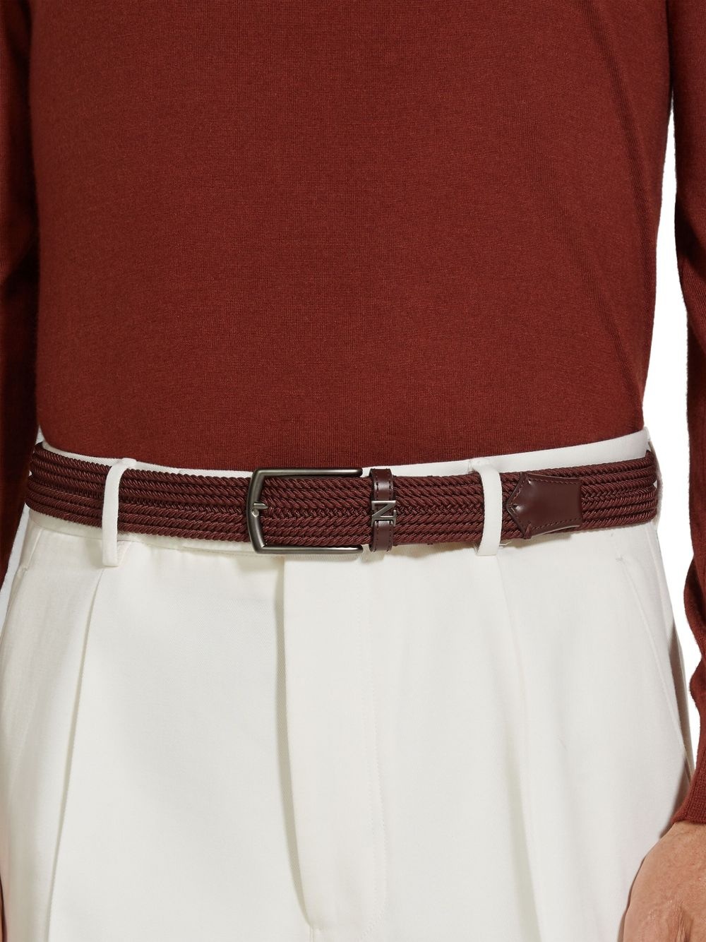 interwoven-design belt - 3