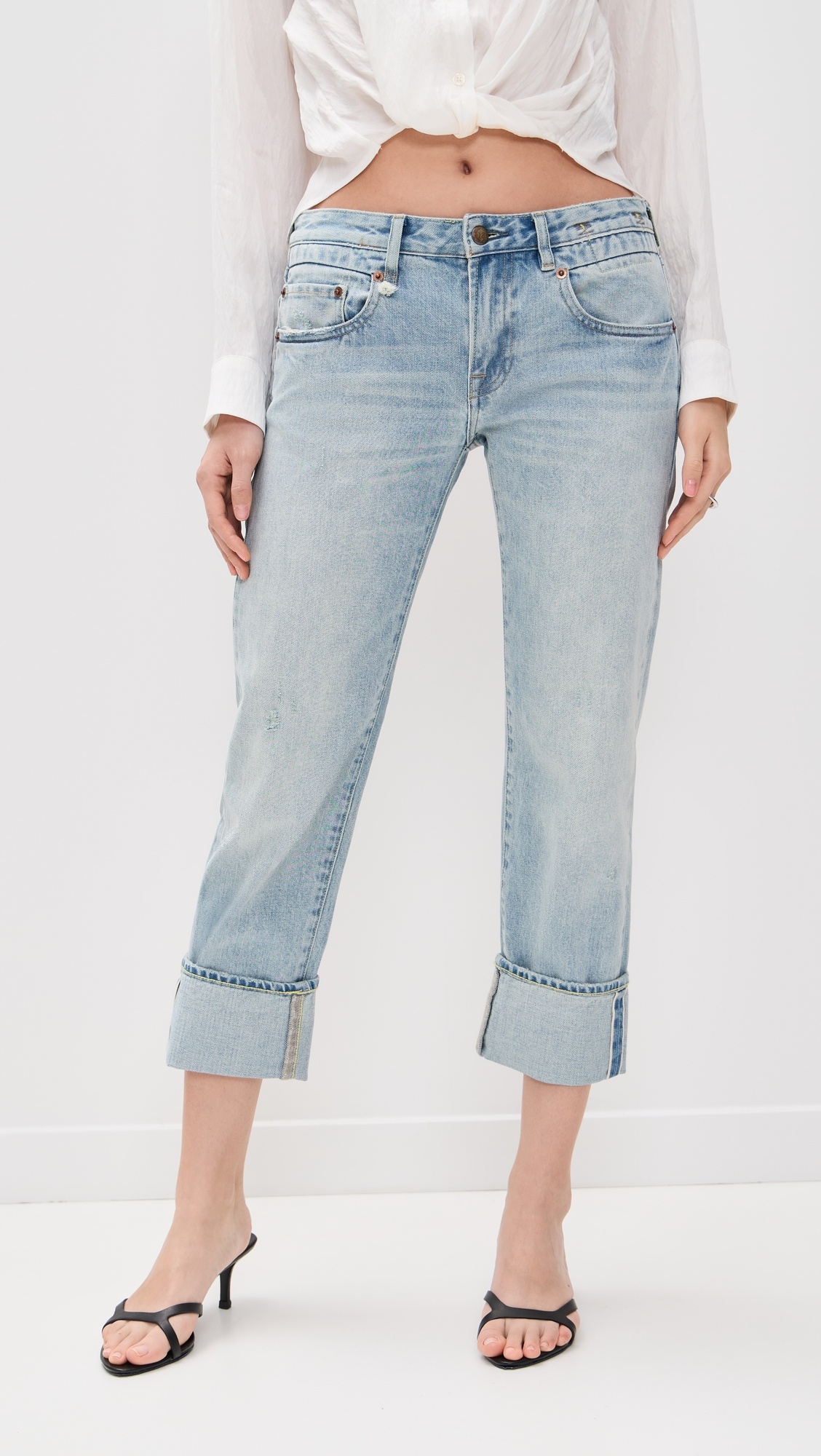 Cuffed Boy Straight Jeans - 6