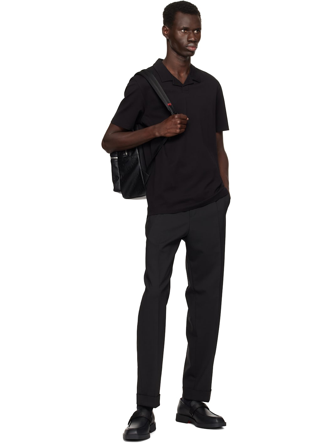 Black Bowling Polo - 4