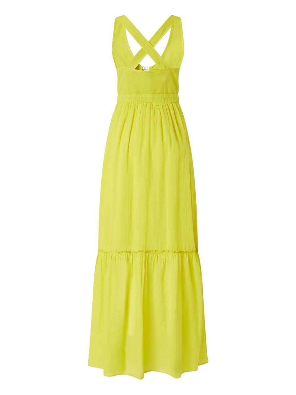 cross-back tiered maxi dress - 2