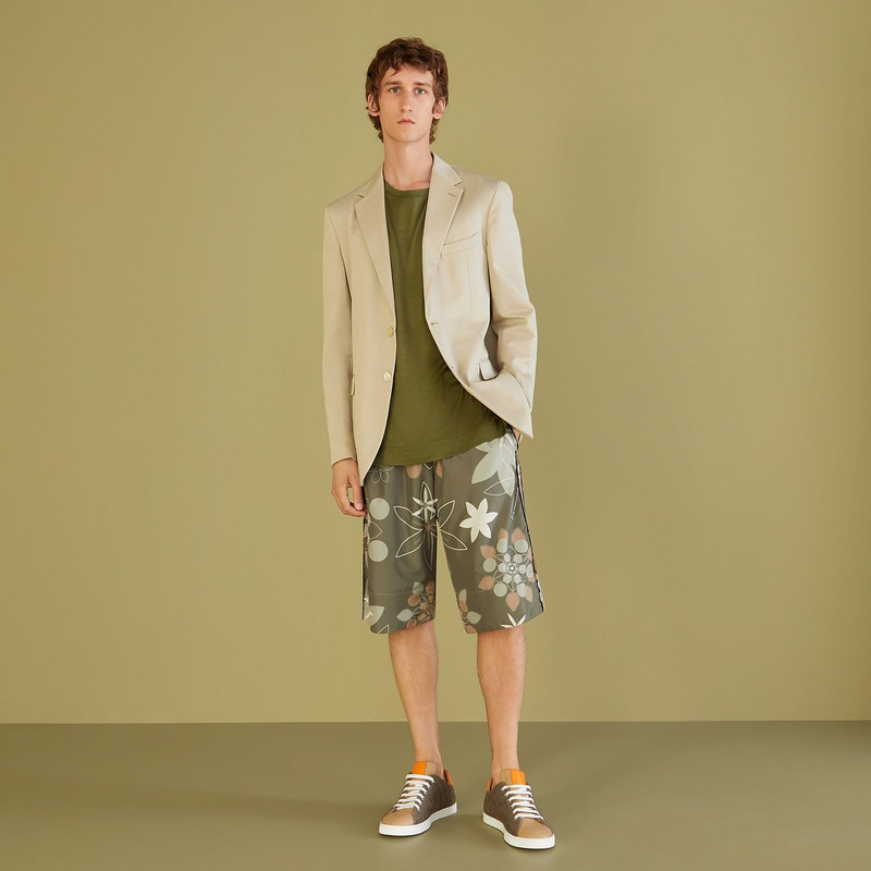 Green silk T-shirt 4