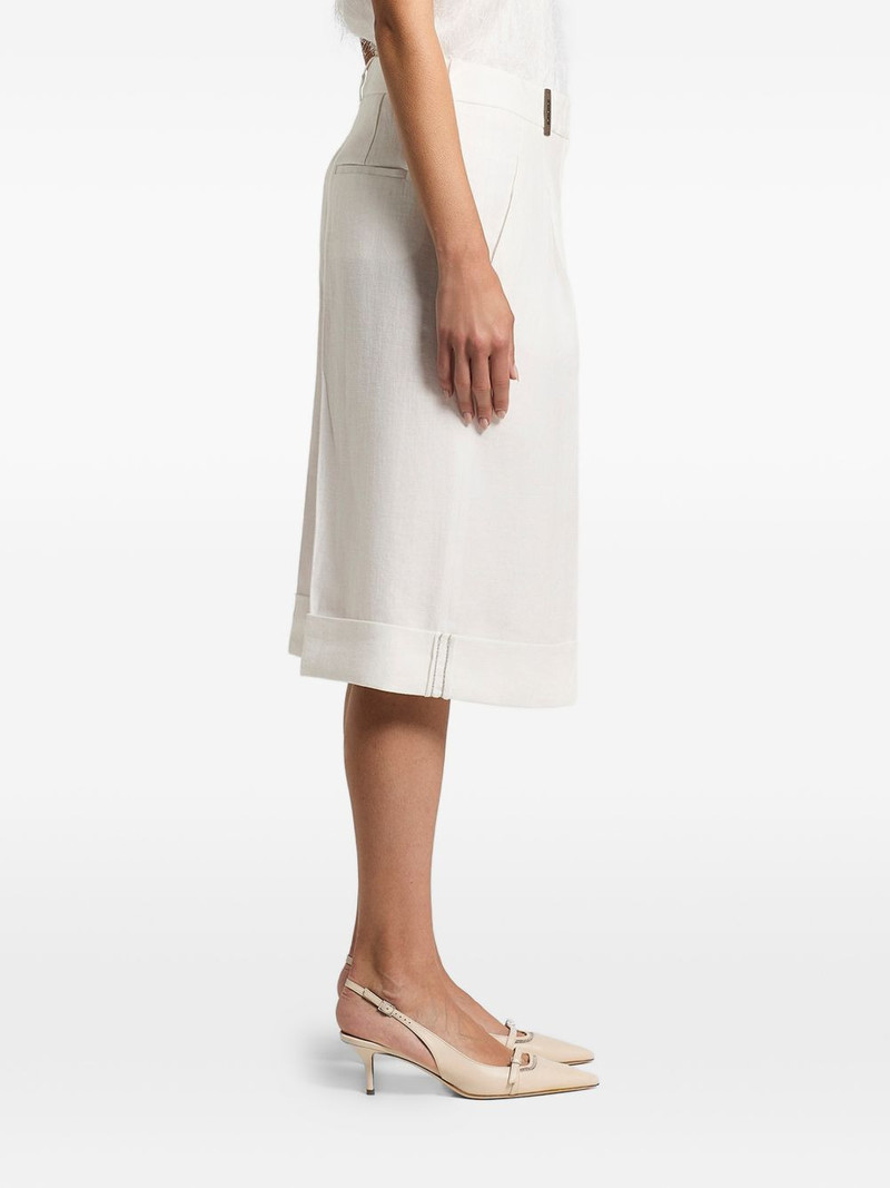 linen gabardine shorts 3