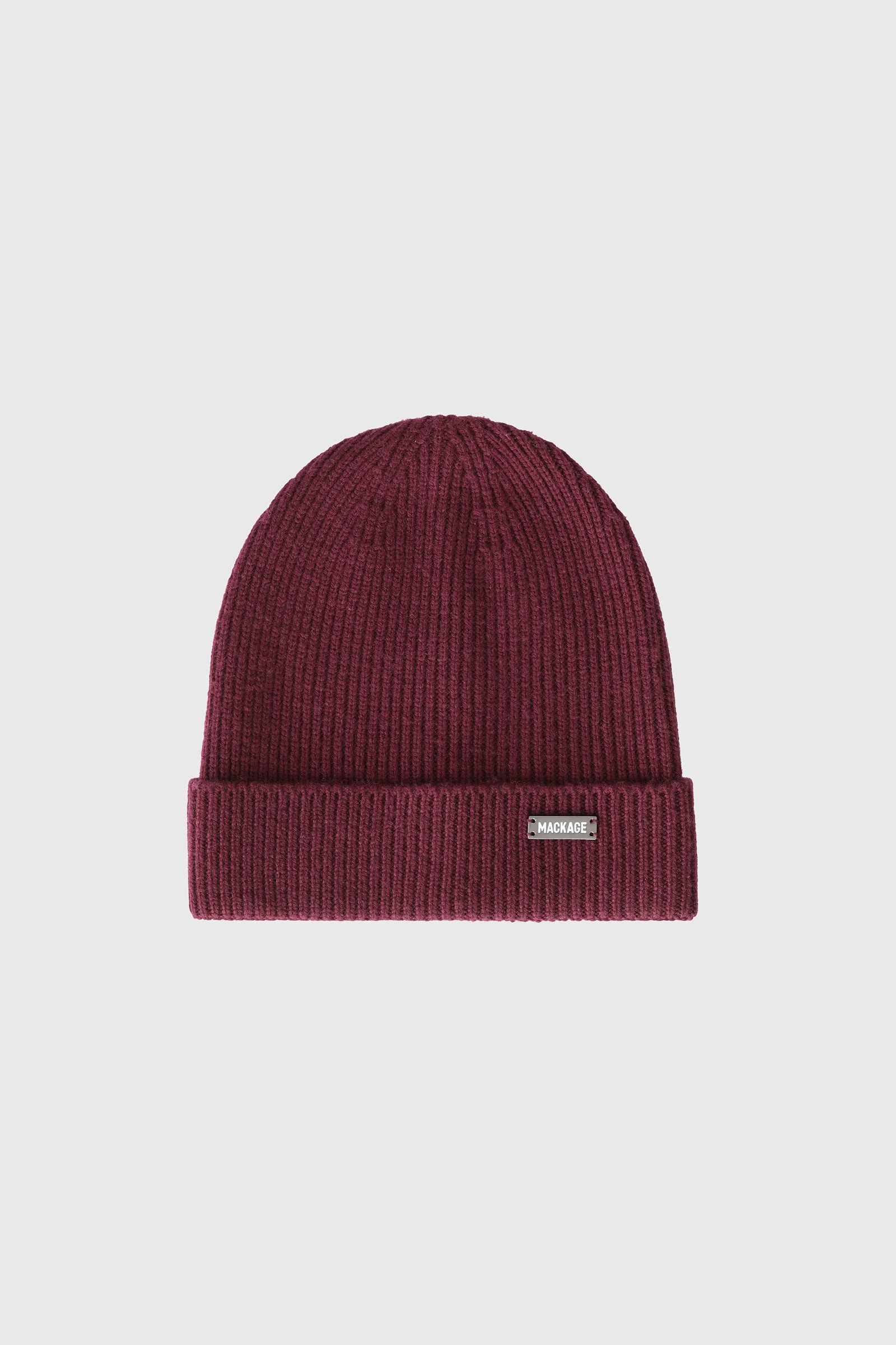 DAWSON Fish Rib Knit Wool Blend Beanie - 1