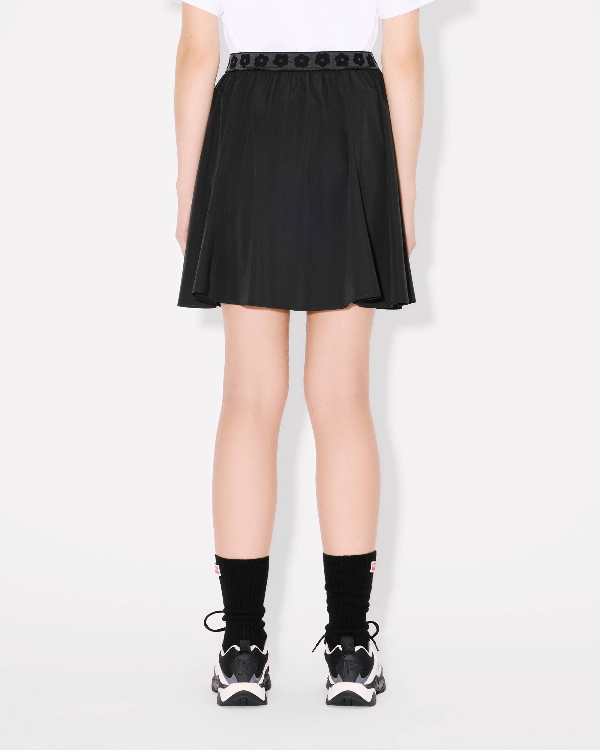 'Boke Flower 2.0' short skirt in technical cotton - 5